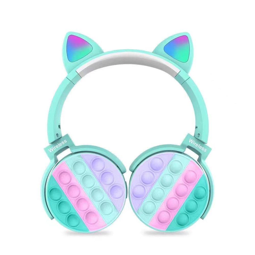 Fidget Cat Ear Wireless Headphones - Blue_0